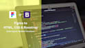 convert figma to website design in HTML bootstrap