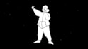 create black and white animated GIF for you