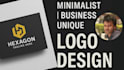 design a unique, professional logo to elevate your brand identity