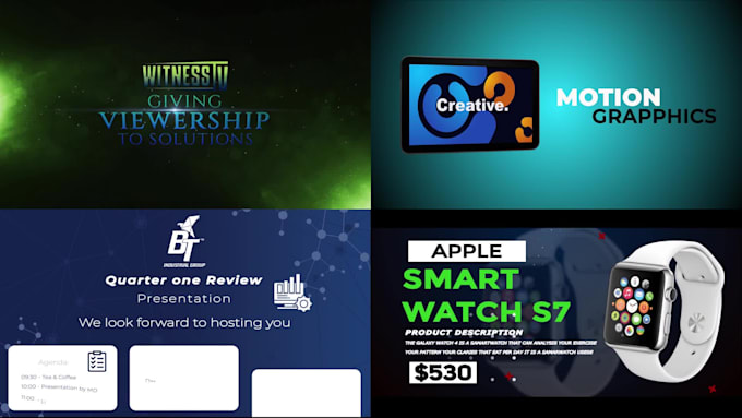 be your editor for text, title over videos with motion graphics