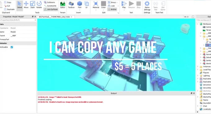 roblox games how to copy
