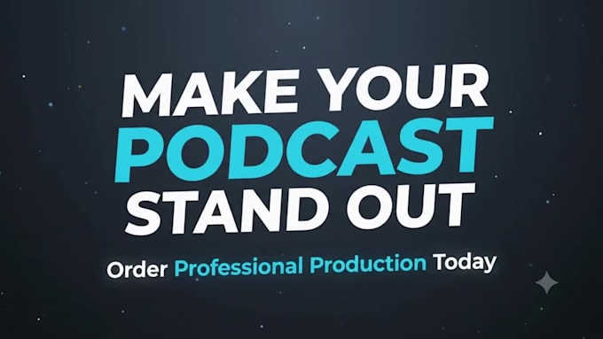 provide podcast audio editing, cleanup, mixing and mastering