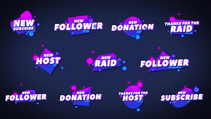 make perfect modern twitch, youtube alerts