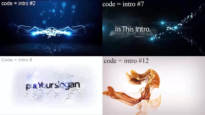 Create 5 amazing youtube intro video animation with logo by Nomankabeer ...