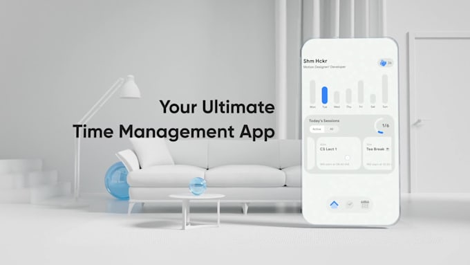 create saas and app promo video, app trailer for ios and android