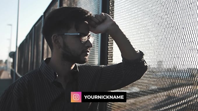create professional instagram animated lower thirds