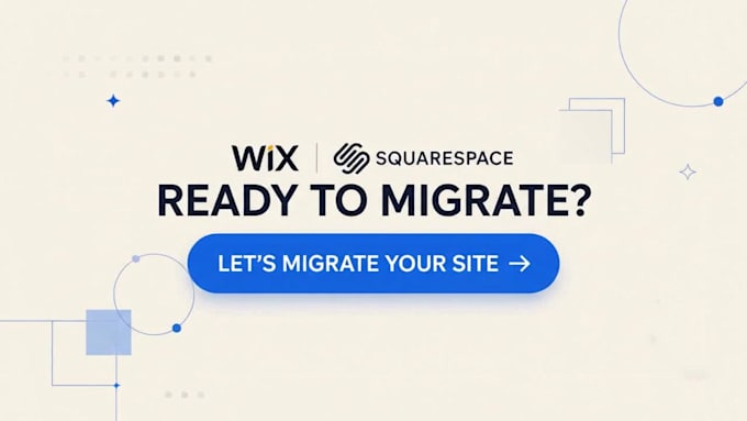 migrate wix website to squarespace website redesign squarespace to wix seo setup