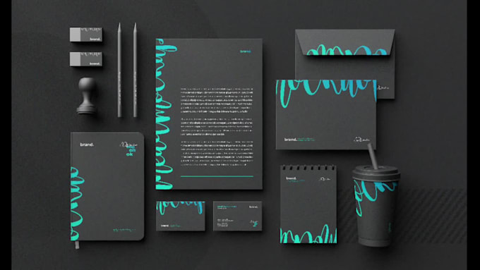 design business card, letterhead, and stationery items