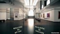 create  slideshow video with realistic 3d art gallery