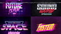 make your logo design in retro 80s vintage style