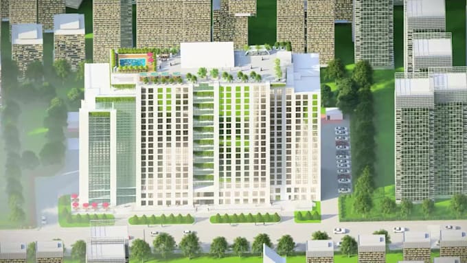 create 3d architectural visualization for apartments and landscapes