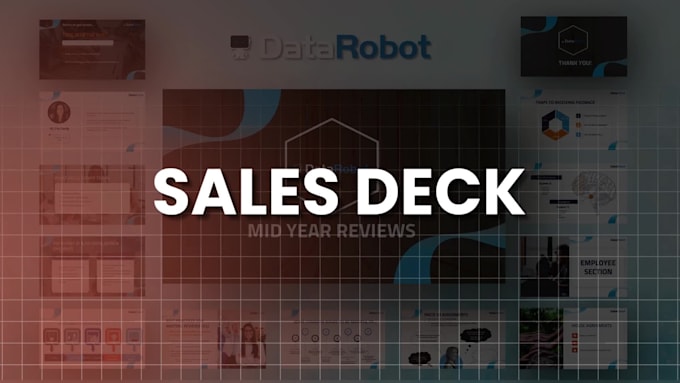 design a professional investor and sales presentation