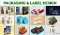 do professional product label and box design