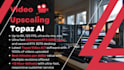 upscale, enhance video, slowmo, etc, with topaz video ai