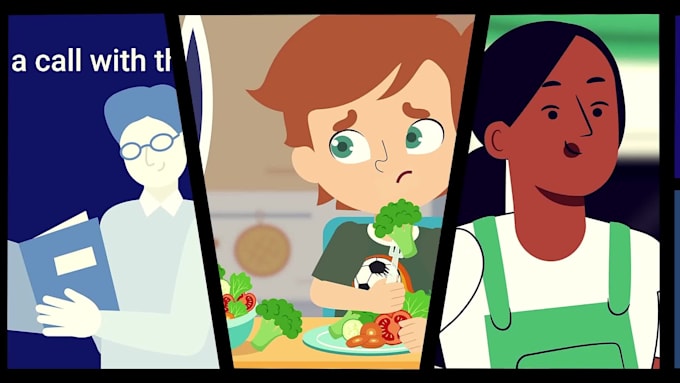 create animated explainer or marketing video with character animation