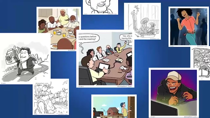 draw cartoons for you