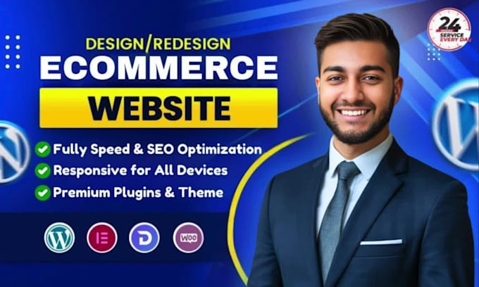 build ecommerce store website using wordpress woocommerce website online store