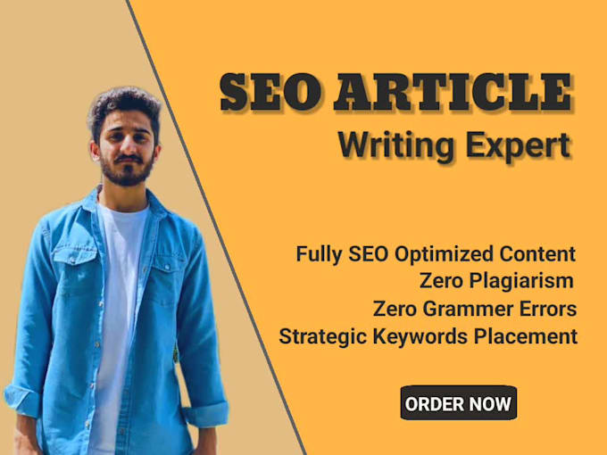 write high ranking SEO blog posts and articles for your business and services