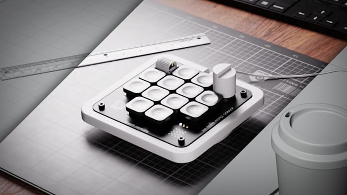 create 3d models and photorealistic renders with blender