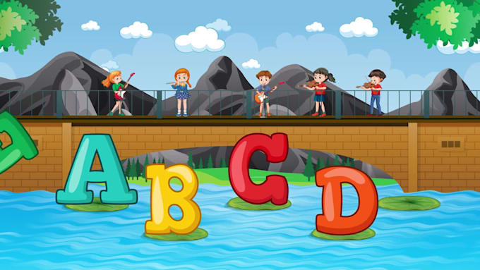 create kids learning videos
