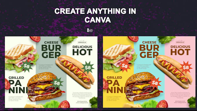 design any canva design for you in editable canva templates