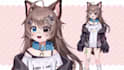 draw and rig live2d model 2d vtuber model anime vtuber model, vtuber rigging