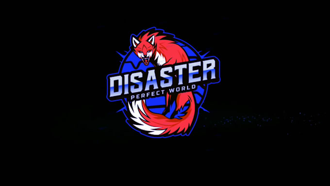 create a youtube gaming video intro with an attractive esport team logo