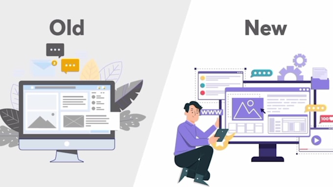 redesign, revamp and modernize your website professionally