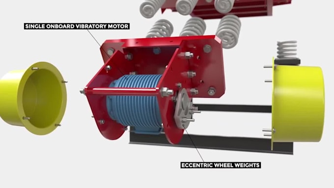 do 3d industrial animation engineering product visualization technical animation