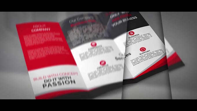 design a modern brochure or flyer
