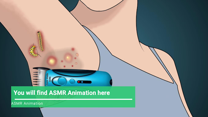 make 2d animated asmr videos