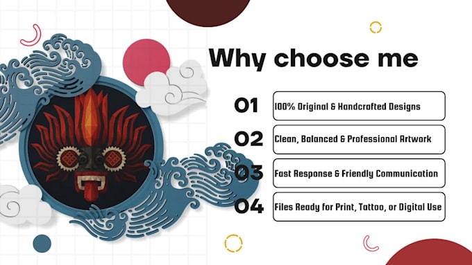 create custom geometric arts for tattoos, prints, and logo