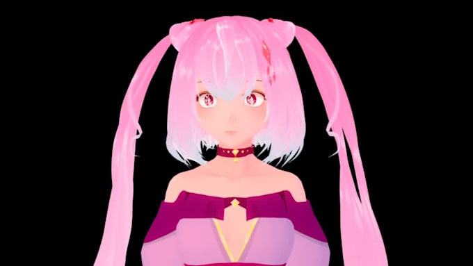 Do a custom 3d vroid vtuber avatar for you by Reikamiko | Fiverr