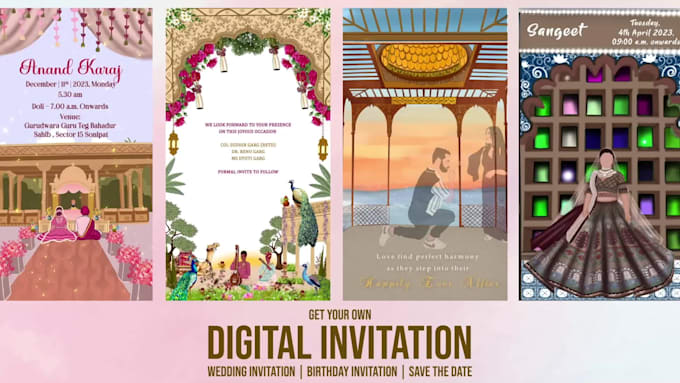 design the best indian wedding invitation card