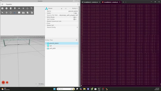develop and intergrate ros2 packages for simulation and hardware
