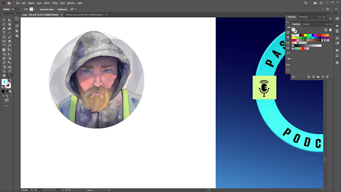 do mascot or character logo de in 24 hours