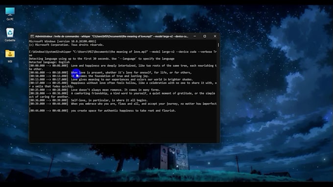 transcribe your audio or video to text using ai only