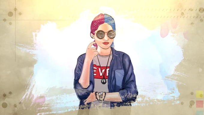 do digital portraits and group illustrations for you