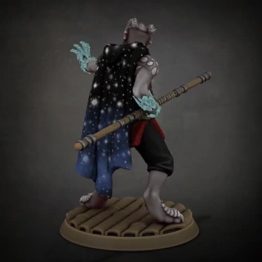 create a custom 3d dnd mini with 360 view, portraits, vtt or stl file