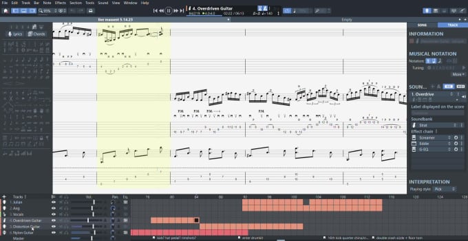 Transcribe your song to tab and or sheet music by Alawsonmusic | Fiverr