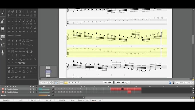 transcribe guitar and saxophone to guitar for you