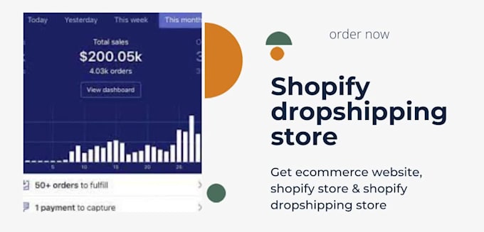 build a profitable dropshipping shopify store or ecommerce store