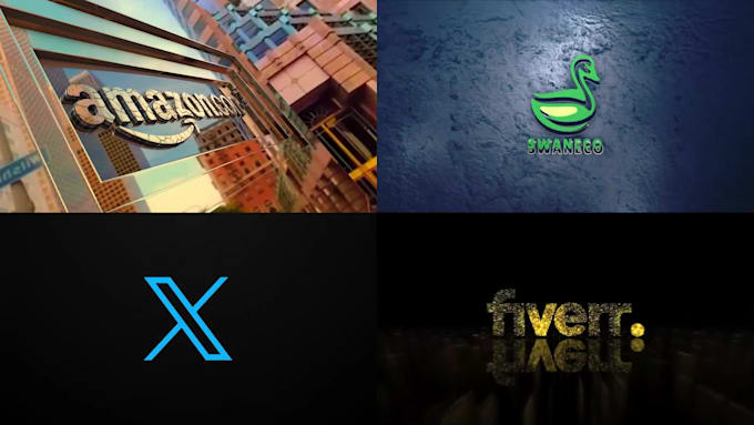 do 3d animated logo intro video