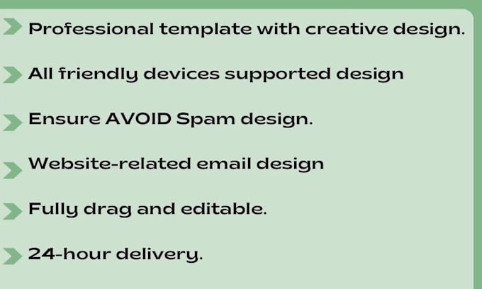 design editable mailchimp template within 24 hour