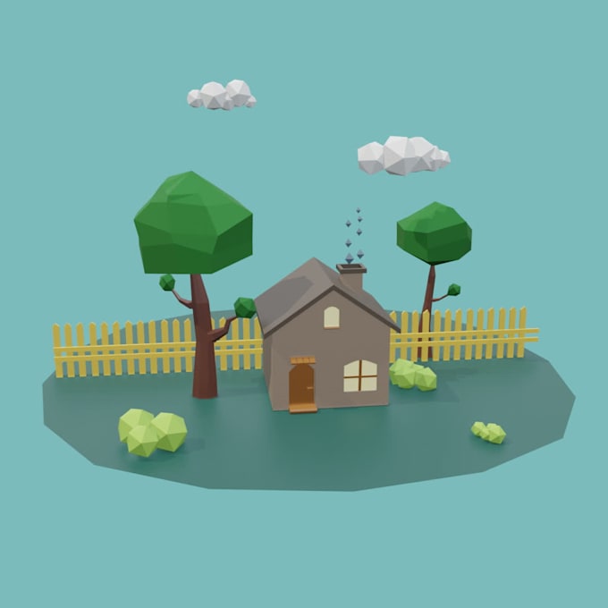 create a low poly model for you