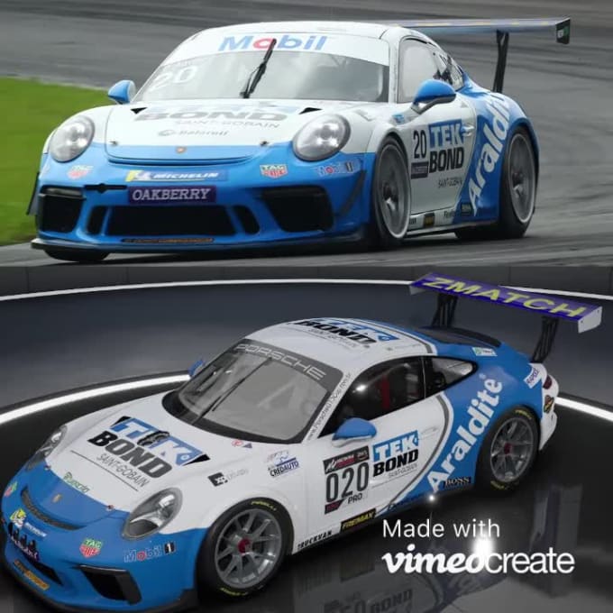 Create a custom livery for your car in a racing sim by Adolfobisi | Fiverr