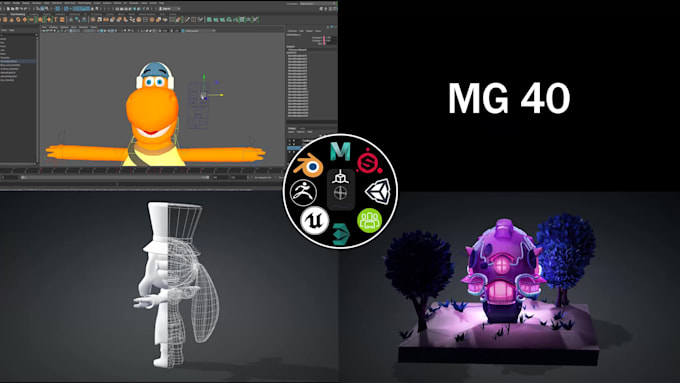 3d modeling, rigging and animations