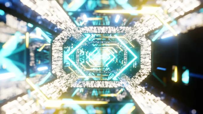 create custom vj loop, dj visual animation