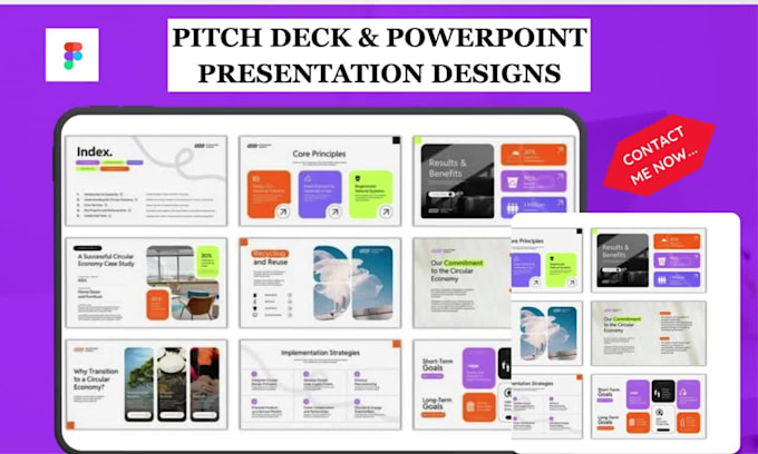pitch deck presentation template powerpoint design pitch deck figma canva slide