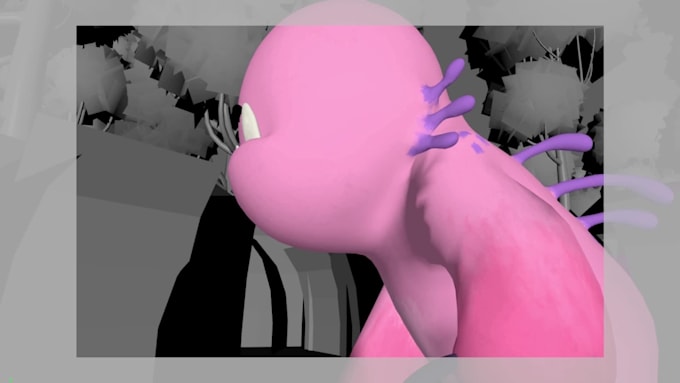 create 3d animation human and creatures games and shorts
